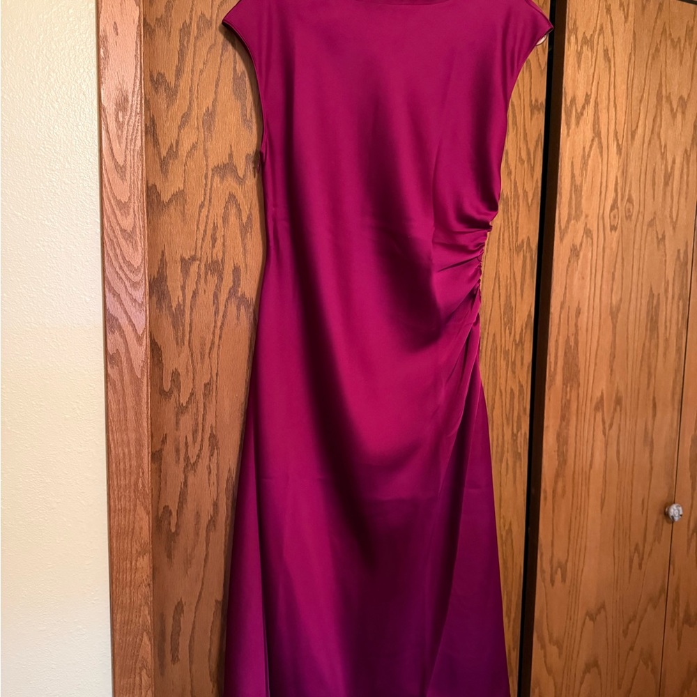 Banana Republic Fuchsia Midi Dress